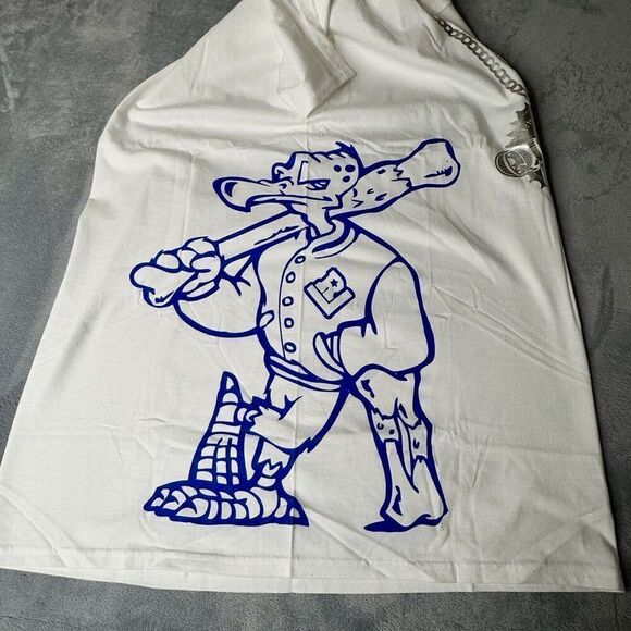 Vintage Sz M 90s Parody Raunchy QUAN Rich Home Funny Hip Hop Rap Shirt Side Tee - Picture 7 of 15